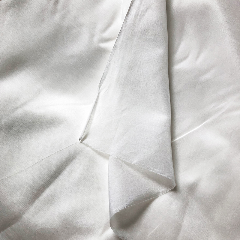 Bestilk Qualität Glatte Seide/Baumwolle Stoff Sommer Kleid Futter Bekleidungsmaterial DIY Kleidung Stoffe für Schal