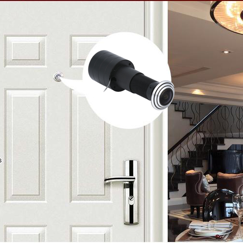Tuya Wifi Cửa Mắt Camera Mini Nhìn Trộm Cửa WifI IP Góc Rộng 1.6MM Mắt Cá 2Way Âm Thanh Xây Dựng-trong Loa Khe Cắm Thẻ TF