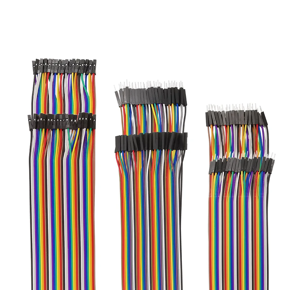 40 Pin Bo Mạch Dây Nhảy Cáp Dây Đực/Nữ Để Nữ/Nam Đến Nữ Dây Ruy Băng Cho arduino DIY 10/15/20/30Cm