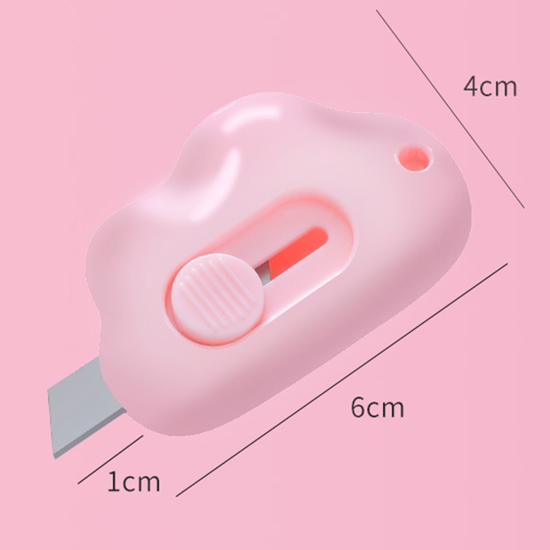 Kawaii Box Cutter, Allzweckmesser, Cat Paw Express Box Cutter, Brieföffner, Papierschneider, Schreibwarenmesser, Mini-Taschenmesser
