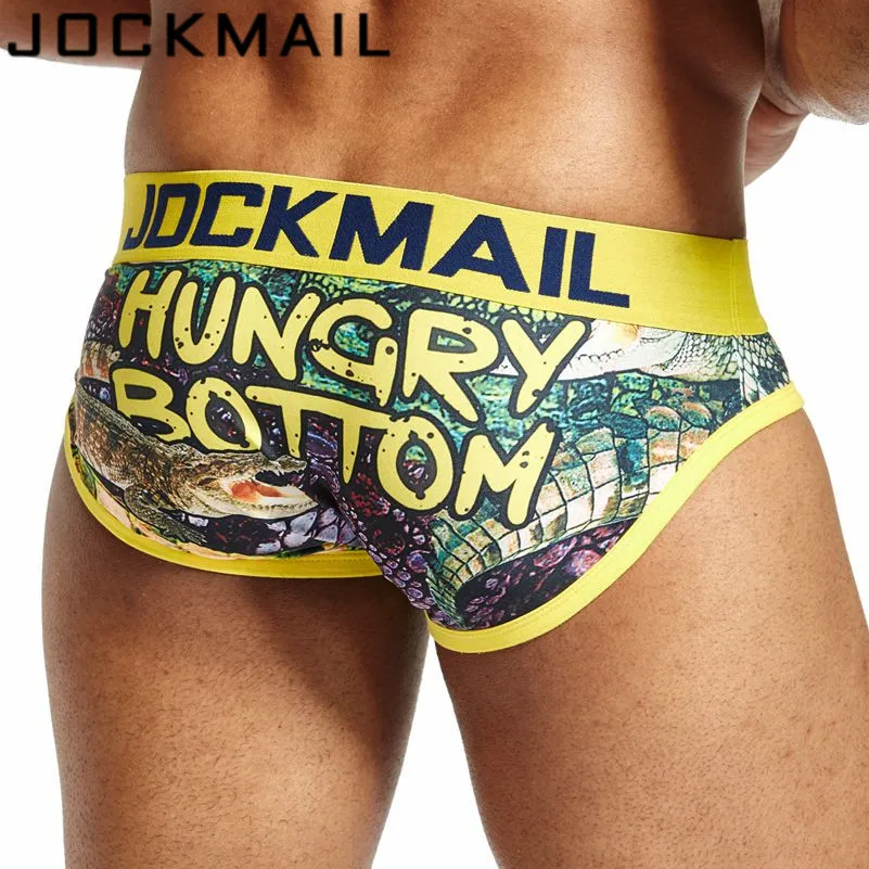 JOCKMAIL Bán Áo Quần Lót Quần Sịp Nylon Thoáng Khí Quần Lót Nam Cueca Tanga U Túi Thoải Mái Quần Lót Trơn Trượt Homme