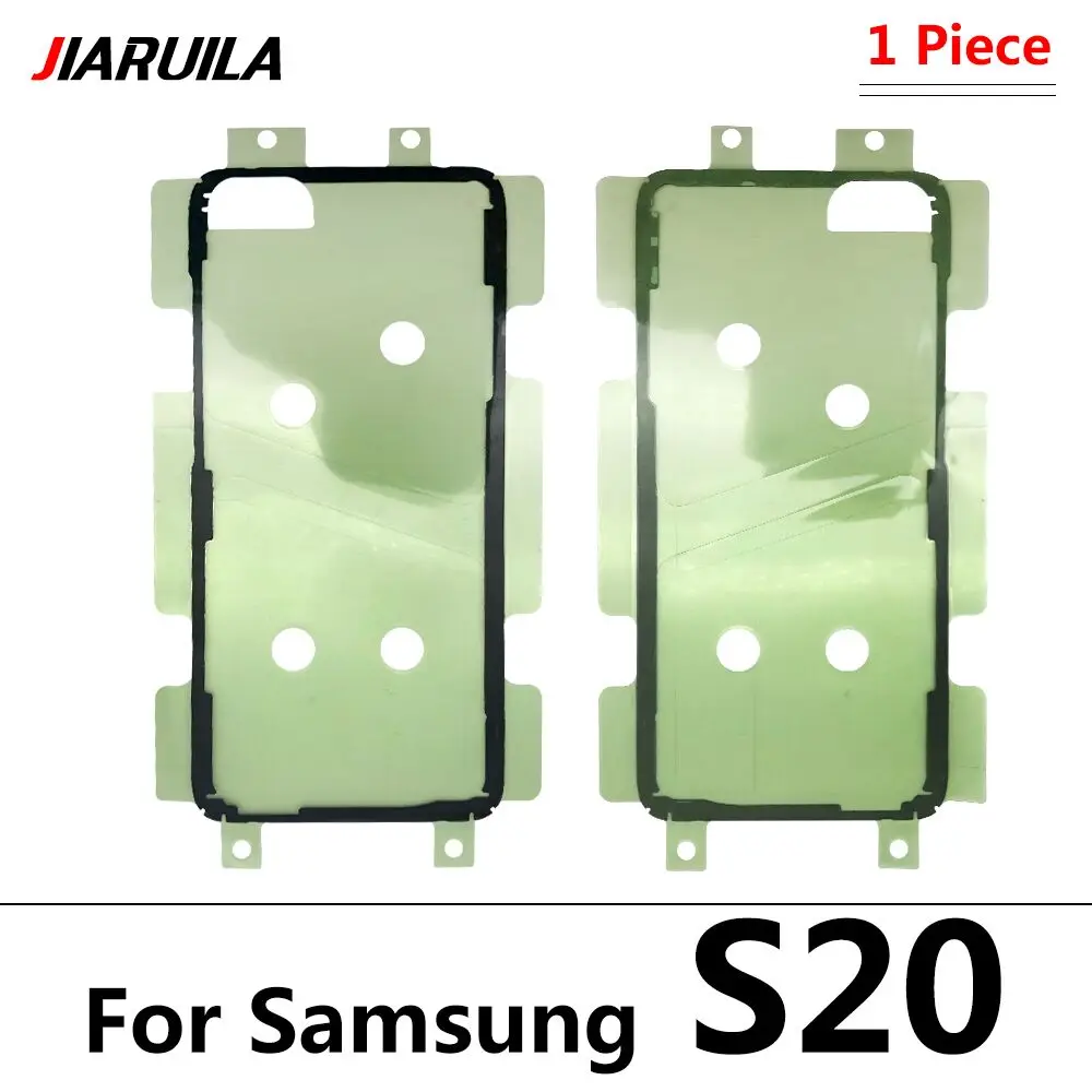 ฝาหลังแบตเตอรี่ประตูสติกเกอร์กาวเทปกันน้ําสําหรับSamsung S10 S10E S20 S21 S22 S23 Plus Ultra Fe