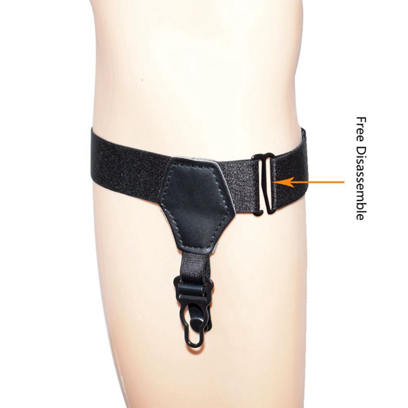 Calcetines ajustables para hombre, liguero de boca de pato, tirantes, Cinturón de sujeción