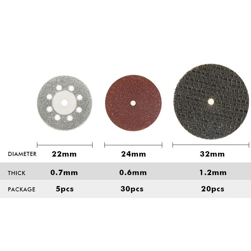Trennscheiben für Dremel Zubehör Mini Bohrer Schleifscheibe Gravur Werkzeug Köpfe Mini Kreissägeblatt Set