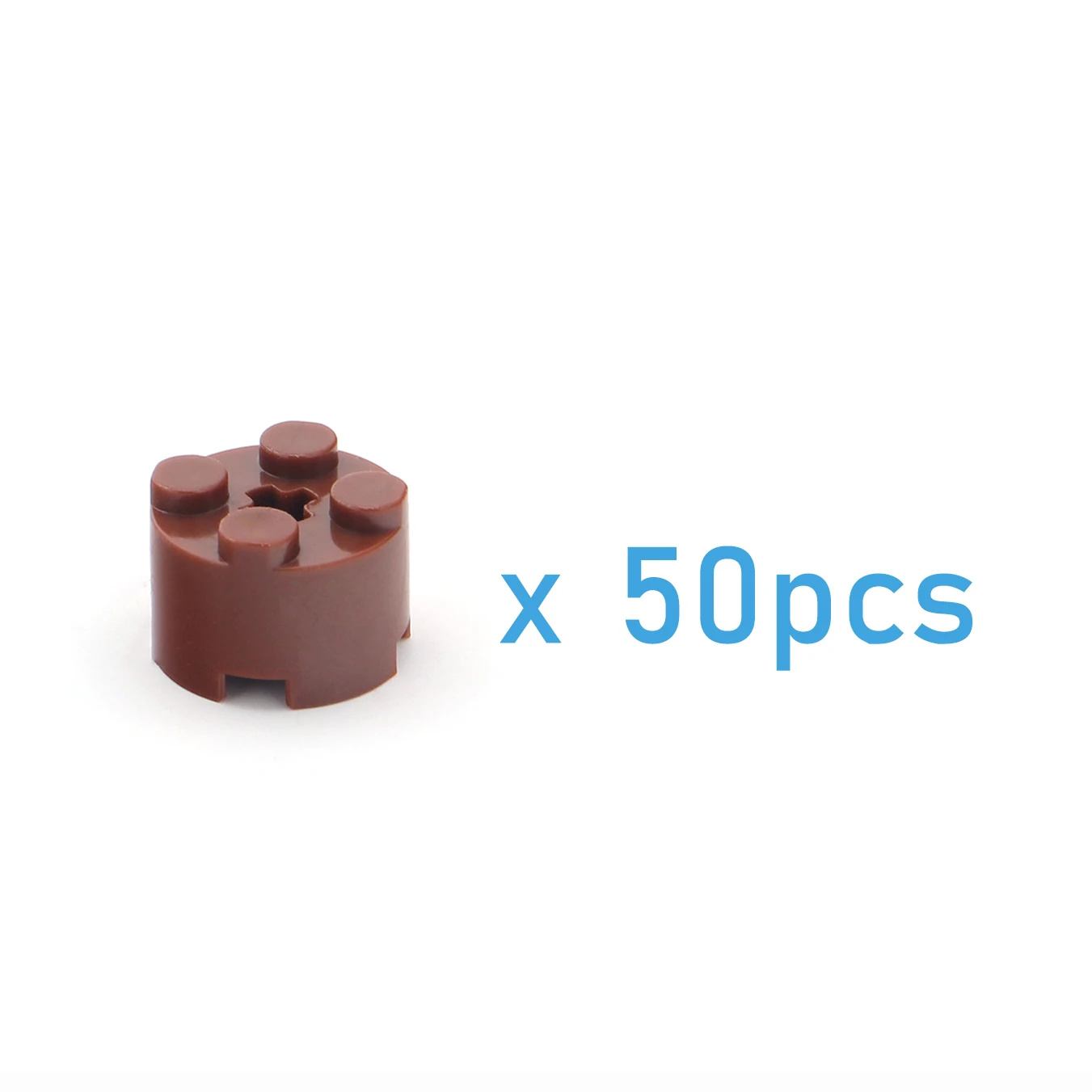 Bộ 50 Tự Làm Các Khối Xây Dựng Dày Hình Viên Gạch Xi Lanh 2x2Dots Giáo Dục Sáng Tạo Kích Thước Tương Thích Với 6143 Đồ Chơi Dành Cho Trẻ Em