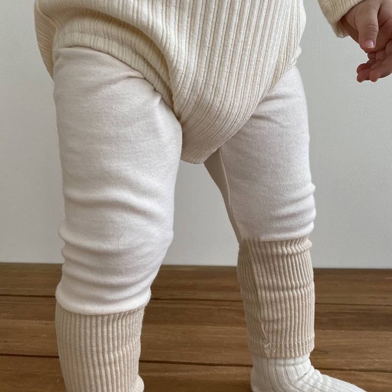 2021 Trẻ Sơ Sinh Miếng Dán Cường Lực Quần Legging Cotton Quần Dài Cho Bé Gái Chân Bé Quần Áo Thu Đông Bé Quần
