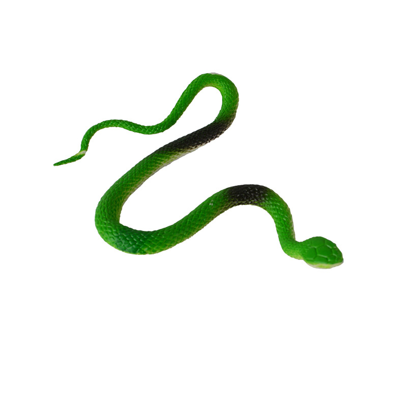 1Pcs การจำลองงูปลอมงูงูขนาดเล็กยางงูพลาสติกน่ากลัวของเล่นแปลกของเล่นตลก