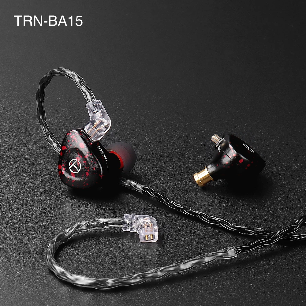 Наушники TRN T2 Pro16 Core с посеребренным Hi-Fi кабелем 2,5/3,5/4,4/Type C/Lighting/QDC // MMCX/0,75/0,78 MT4 TA4 MT1MAX