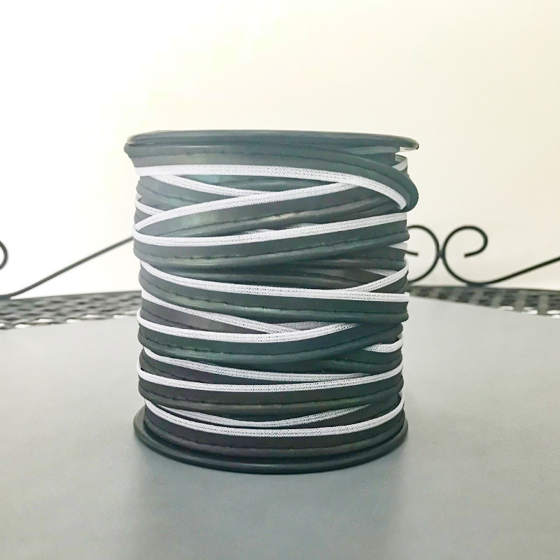 Bunter regenbogenfarbener reflektierender Paspelstreifenstoff für die Kantenabdeckung auf Kleidung, Taschen, Schuhen, 5 Meter