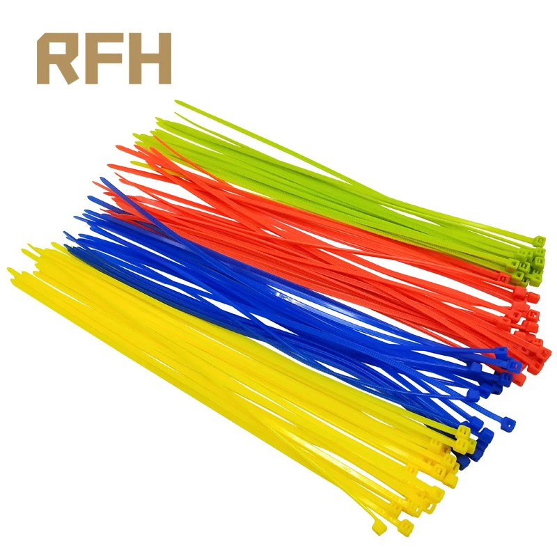 3*200mm Self-Locking Nylon Cable Ties 8 Inch 100PCS Plastic Zip Tie Binding Wrap Straps