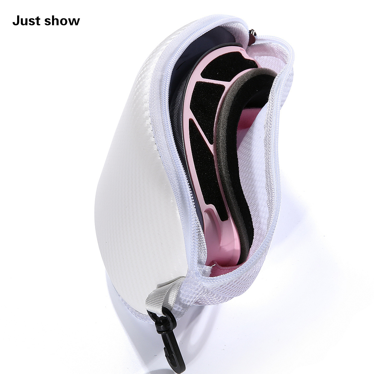 Skibriletui PU-tas met ritssluiting 22X12,5CM