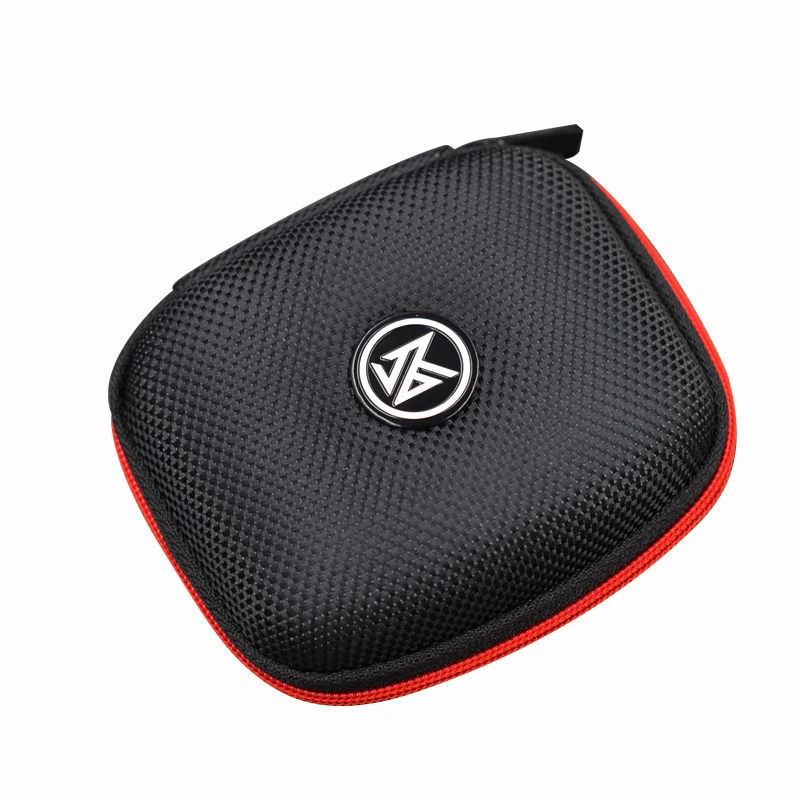 KZ-funda para auriculares EVA con cremallera, caja para auriculares Bluetooth, funda cuadrada portátil para auriculares de compresión para KZ ZAX ES4 ZSTX ZSR EDX ZST