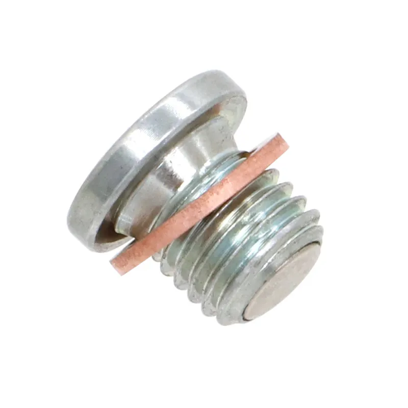 Plugue de drenagem de óleo de motor magnético super forte e arruela M12x1.5 para Polaris RZR Sportsman Ranger 7052306   Parafuso de drenagem de óleo
