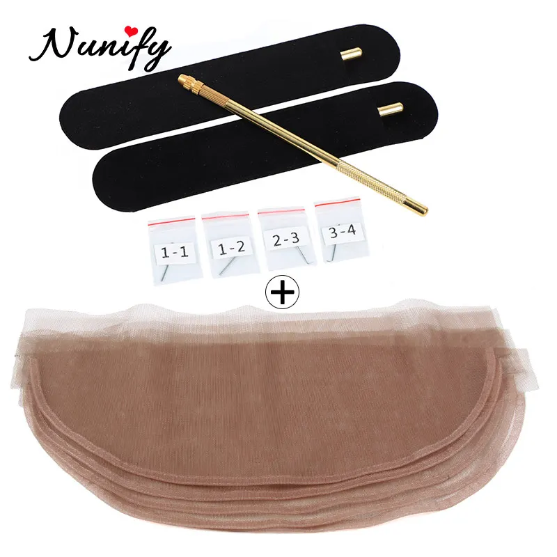 Nunify Hd Ren Cho Tóc Giả Làm Với Thông Gió Kim 1-1-2 2-3 3-4 Móc Kim Kim Loại Giá Đỡ 4X4 13X4 Tóc Giả Phối Ren