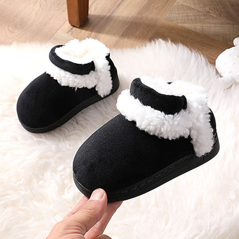 Sandal Bayi Balita Sepatu Bot Katun Anak-anak Musim Dingin Anak-anak Sandal Rumah Sandal Anak Dalam Ruangan Kamar Tidur Sneakers Anak Laki-laki Perempuan Hangat