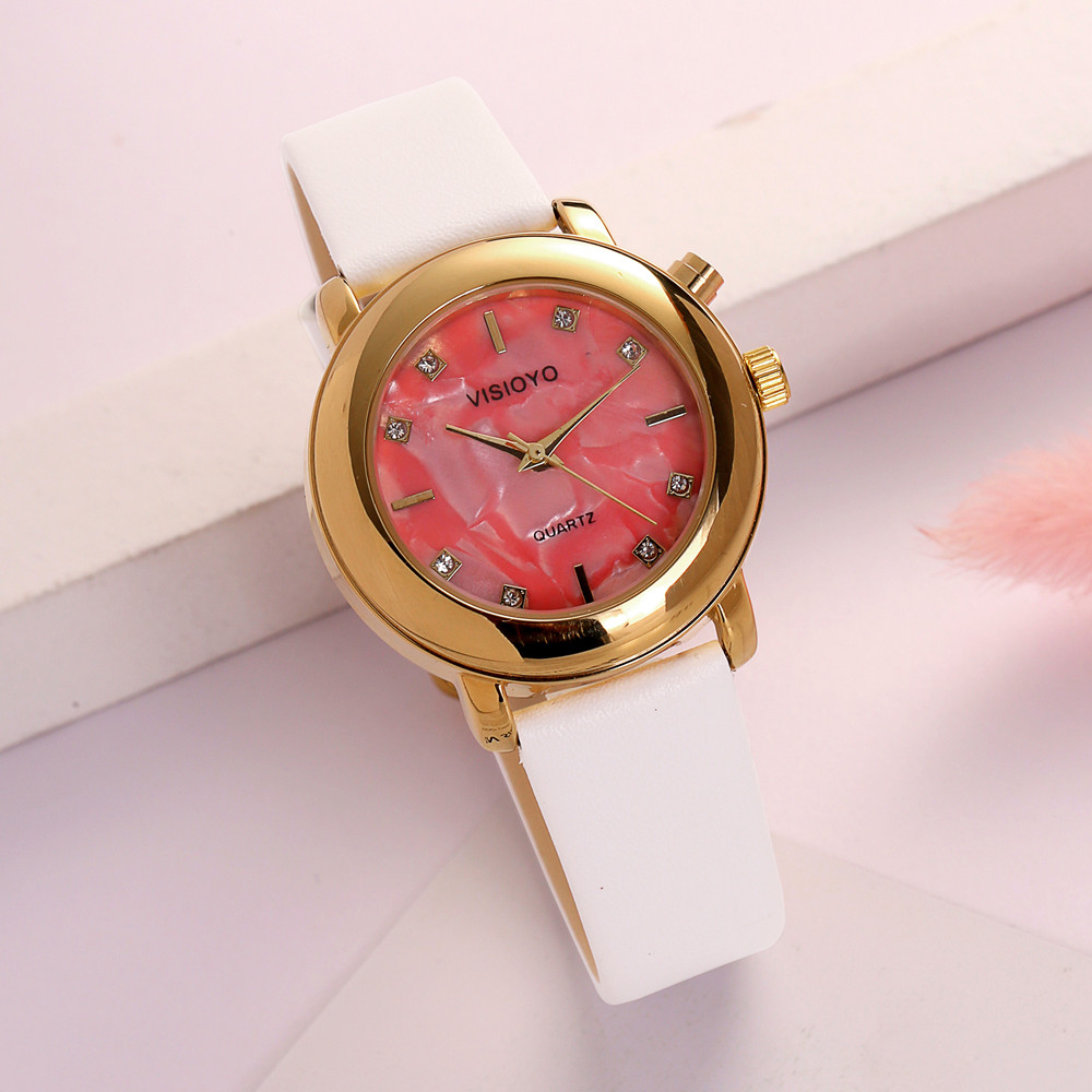 French Talking Watch with Alarm Function for Ladies, Speaking Date and Time