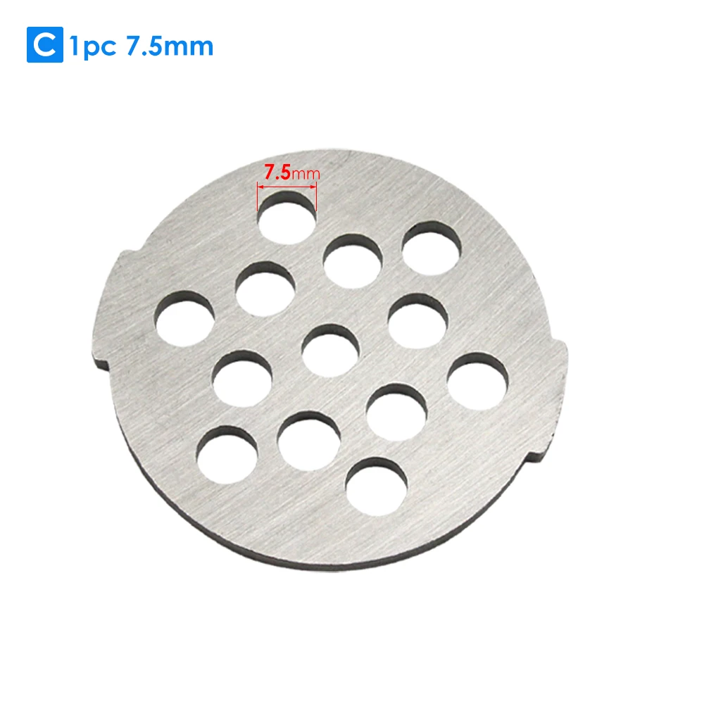 54 mm Fleischwolfgitter # 5-Scheiben-Edelstahl-Gitter-Fleischwolfplatte für Moulinex HV2 HV4 HV6 HV8 HV9 AA141 DKA1 ME405 406 620 710