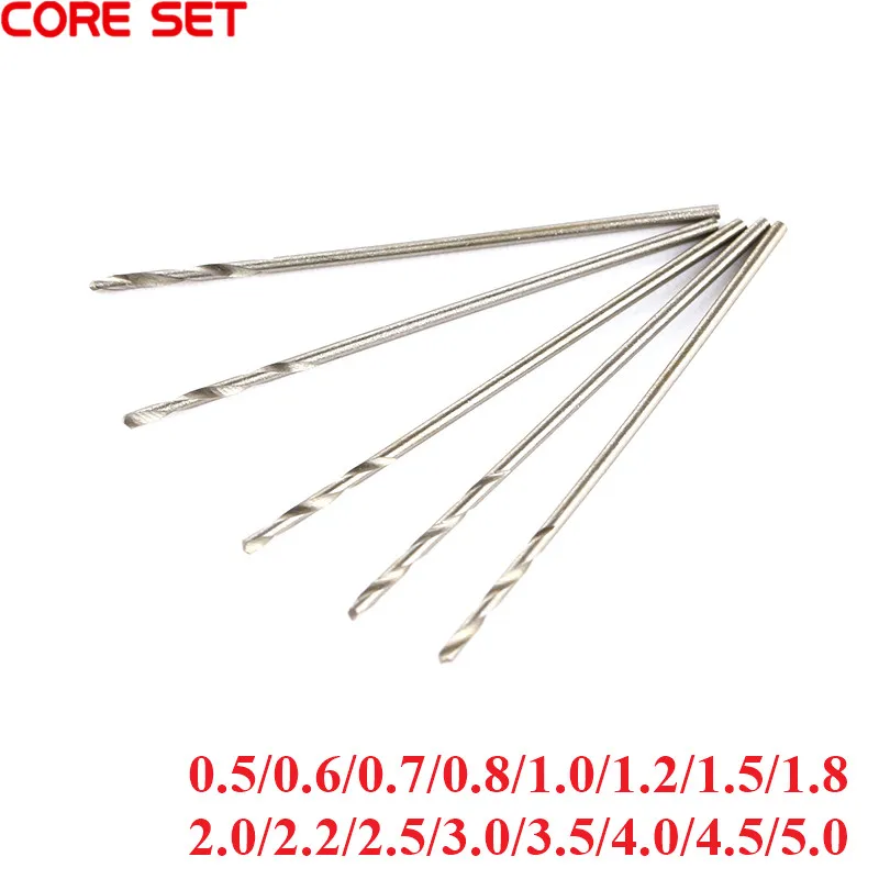Bộ 5 0.5MM-5MM Coban Thép Không Gỉ Vặn Khoan Máy Khoan Điện Quay Dụng Cụ Điện Cho Coban-Chứa 0.8/1.0/1.2/1.5MM