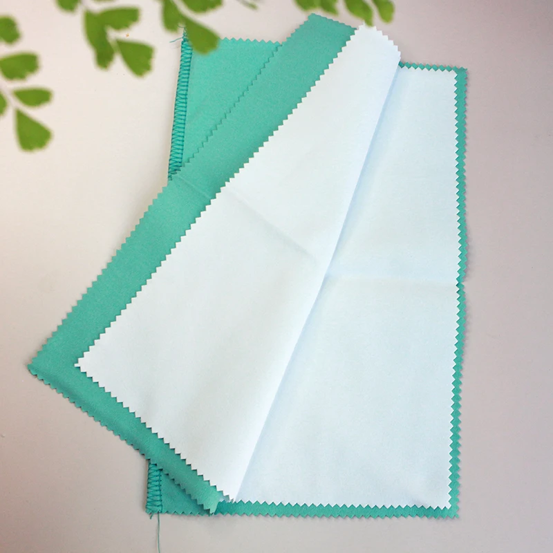 1 Multi-Layerเงินขนาดใหญ่เช็ดผ้า 30*32 ซม.GoldและSilverเครื่องประดับตัวแทนขัดกวางขนสัตว์ขัด