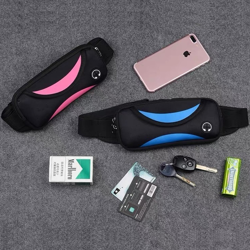 Riñonera para correr impermeable Unisex, riñonera deportiva, soporte para teléfono móvil, bolsa para gimnasio y Fitness, riñonera deportiva para correr