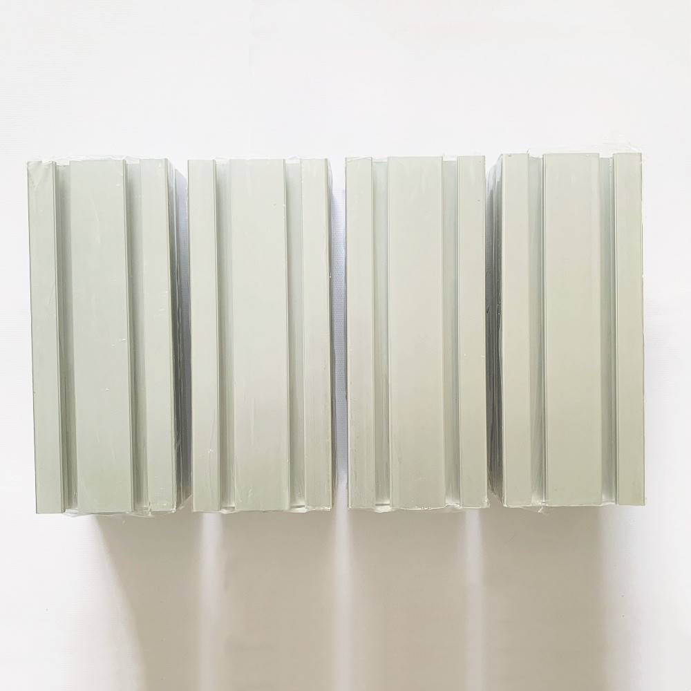 4Pcs 300mm 100100 Aluminum Extrusion Profile,Tap M14 1.5 pitch 20mm Depth SFX-150 Simulator or SRT150,Black Color