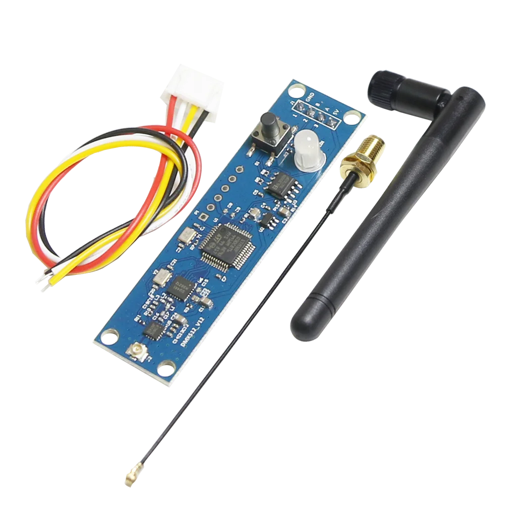 Беспроводной контроллер Dmx 512, печатная плата, модуль управления, профессиональный сценический световой эффект, DJ светильник, приемник 2 в 1, передатчик