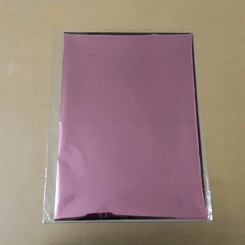 Bộ 50 Vàng Đen Đỏ Nóng Dập Giấy Bạc Giấy Cán Ép Chuyển Ngày Sang Trọng Laser Thủ Công 20X29cm A4