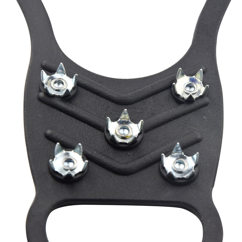 8 zähne Eis Greifer Für Schuhe Schnee Steigeisen Anti-slip Eis Greifer Wandern Stollen Spikes Traktion Eis Floes 8 stud Schuhe Grip