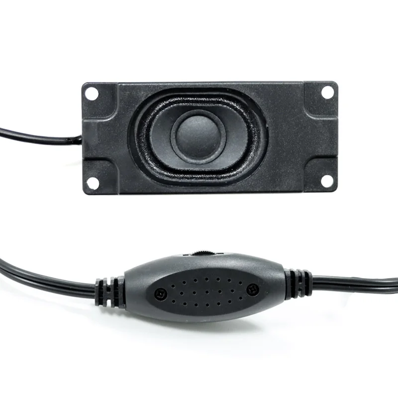 Raspberry Pi USB Free-Drive Speaker, Som de Alto Volume, Amplificador, Plug and Play, Alimentação USB, 2 Colunas, 1Pc