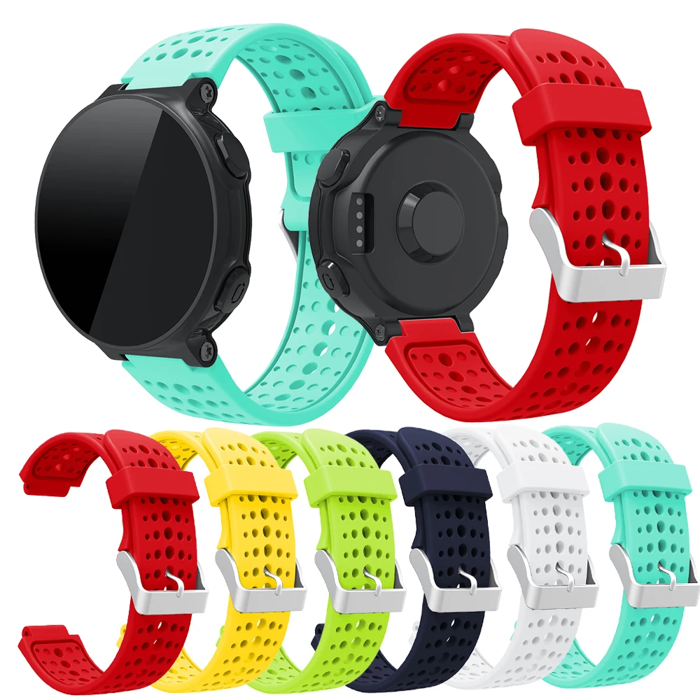 Correa de reloj para Garmin Forerunner 235 235 Lite 735XT, pulsera de silicona para Forerunner 220 230 620 630