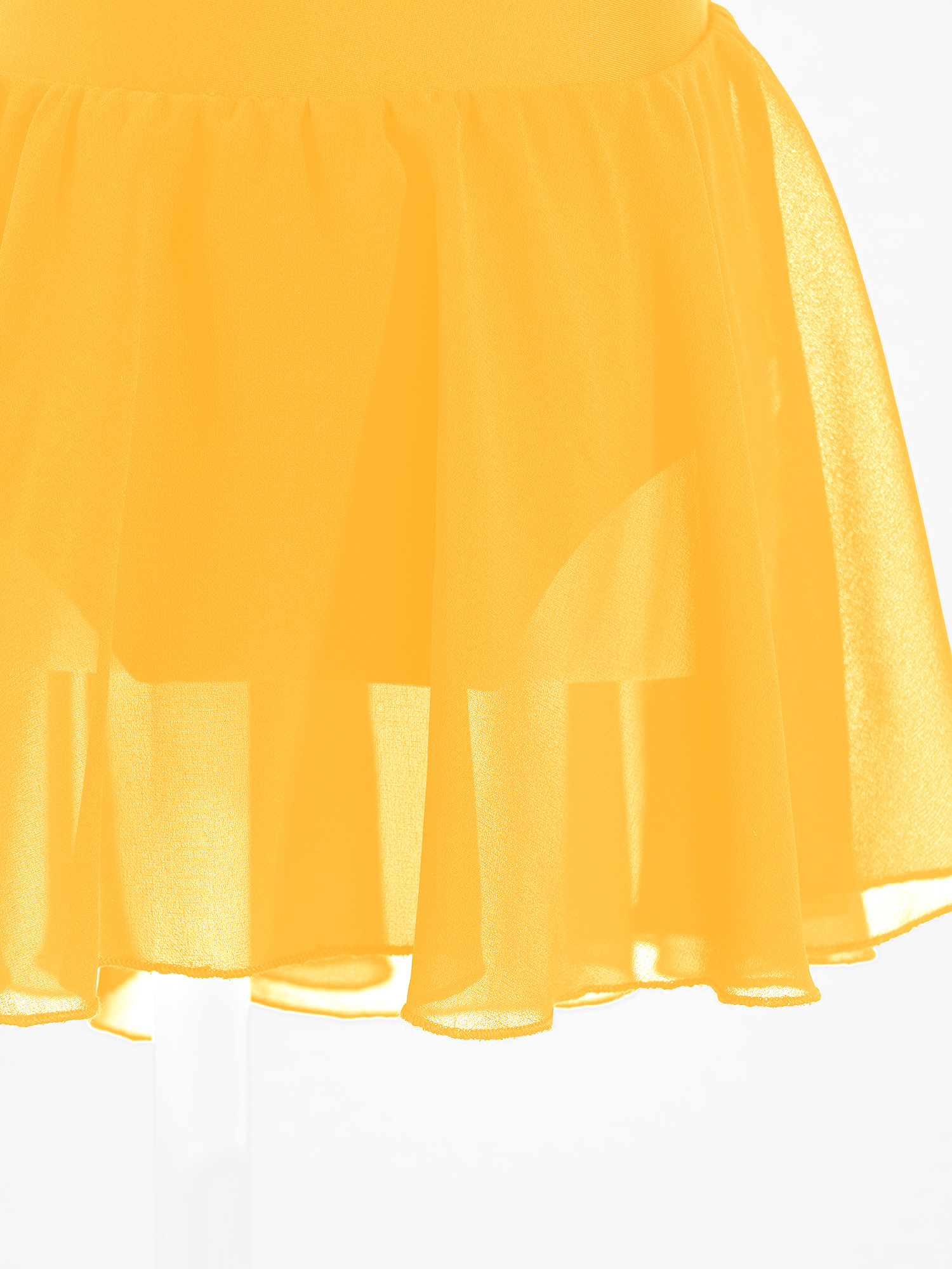 노란색 발레 댄스 복장 키즈 여자 민소매 메쉬 Tulle 발레 체조 레오타드 무대 공연 서정적 댄스 의상