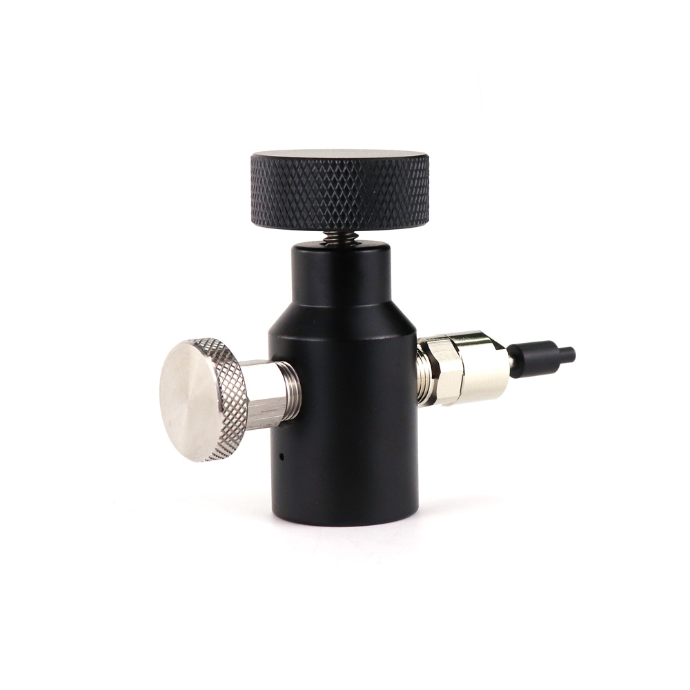 新しいエアガン CO2 補充ニードル充電器アダプターアダプターフィットソーダ CO2 シリンダー