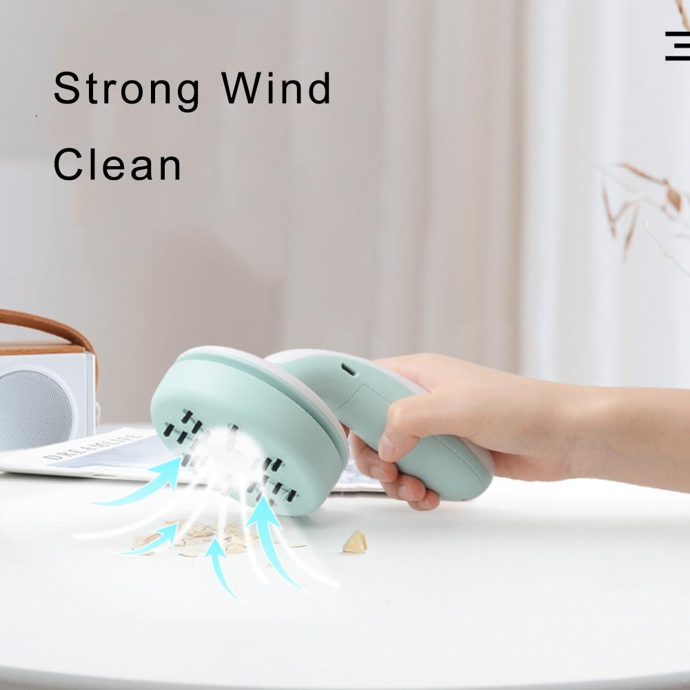 Tragbare Auto Schreibtisch USB Vacum Drahtlose Reiniger Reiniger Mini Handheld Staubsauger Roboter für Desktop Tastatur Reinigung
