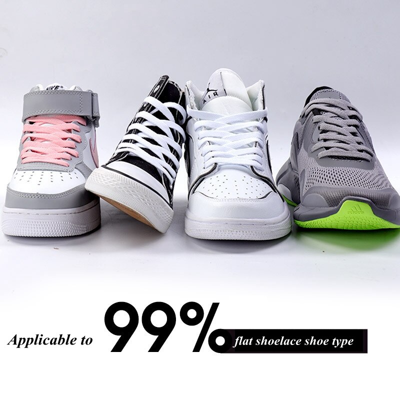 Cordones AF1/AJ para zapatillas deportivas, cordones planos clásicos, cordones de lona blancos y negros, cuerda de la Fuerza Aérea Nik, novedad de 2022