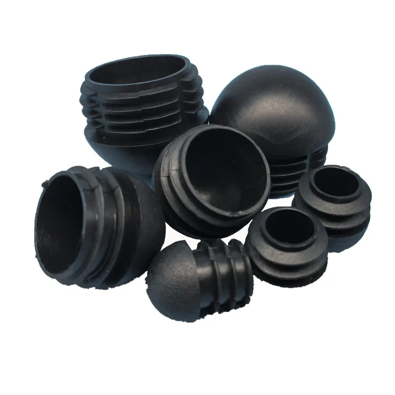 Đồ Nội Thất Ống Thép Vòng Cao Su Cắm Hình Cầu Tròn Đầu Nhựa Cắm Cấp 16-35Mm Ghế Chân Bao Đồ Nội Thất phụ Kiện