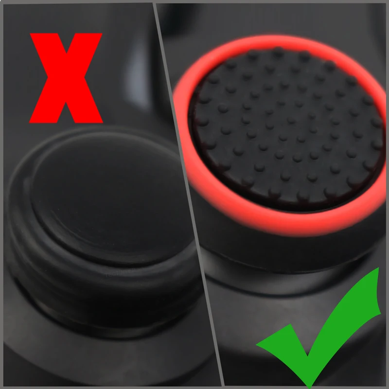 4pcs ซิลิโคน Analog ThumbStick Grips สําหรับ PS5/PS4/PS3 Controller Caps สําหรับ Steam Deck/Xbox One /Xbox 360 Gamepad อุปกรณ์เสริม