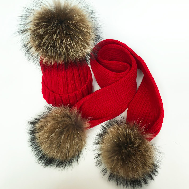 Lenço de inverno feminino 2025 cachecóis de pompom de pele grosso quente bandana senhora xales envolve cobertor feminino chapéu cachecol conjunto