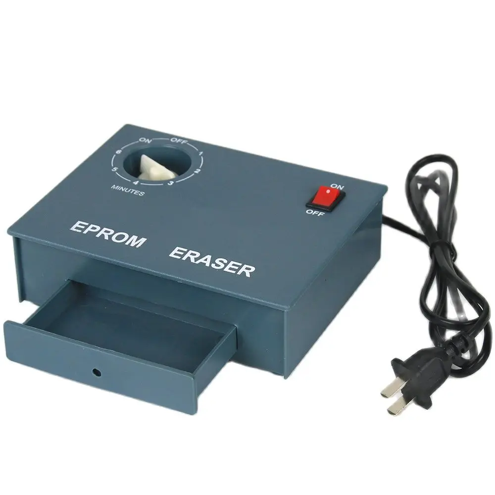 220V UV EPROM Tẩy EPROM Dữ Liệu Xóa Sạch Dụng Cụ Tia Cực Tím Xong Xóa Được Hẹn Giờ Bán Dẫn Eo Chip Xóa Bức Xạ EU Hoa Kỳ cắm