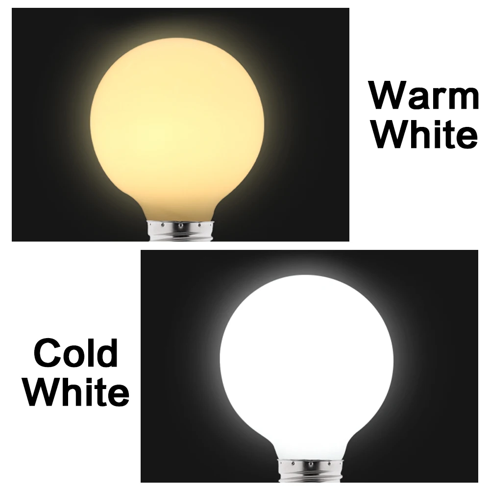Milky E27 LED Light Bulb AC 220V 110V G80 G95 G125 Ampoule Bombilla LED Bulb Lamp For Home Chandelier Table Lamp Lampada