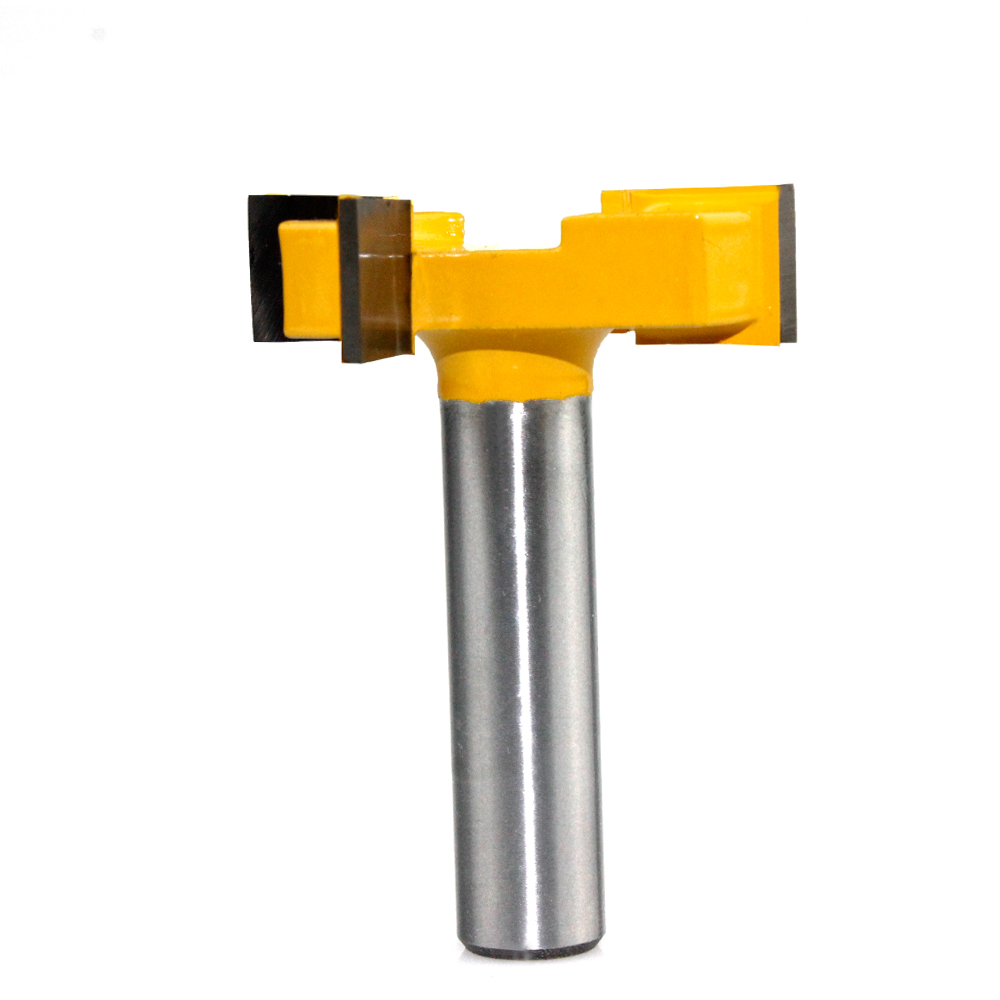 LAVIE 1 4 Edge T Loại Làm Khe Cắt Dụng Cụ Làm Rau Cau Router Bit Cho Gỗ Công Nghiệp Cao Cấp Xay Cắt Làm Khe