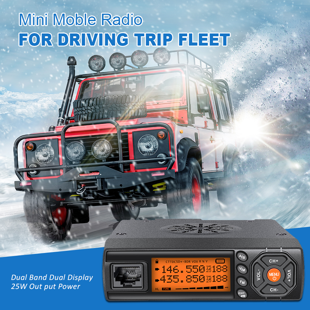 Zastone z218 VHF UHF 미니 라디오 25W 워키 토키 자동차 양방향 라디오 comunicador HF 송수신기