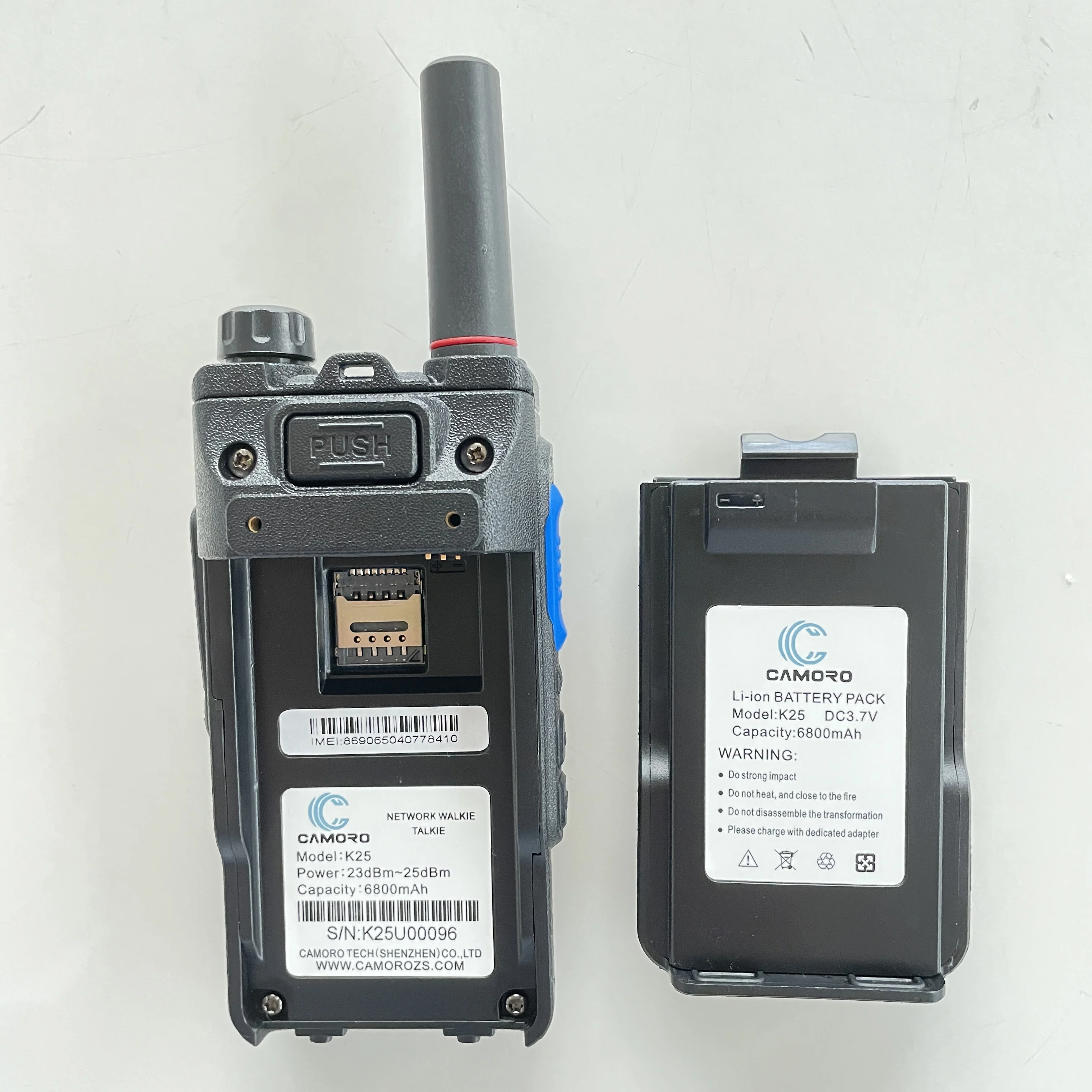 Echt Ptt Radio Lange Palette Transceiver Realptt & Zello Walkie Talkie 4G Poc Radio WIFI GPS Radio Android Walkie talkie 5000km