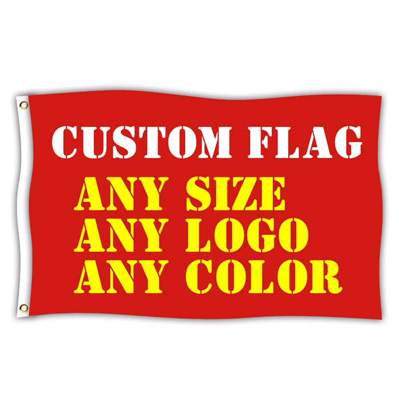 Tùy Chỉnh Cờ Và Biểu Ngữ Bay Treo Bất Kỳ Kích Thước Logo Tự Do Thiết Kế Quảng Cáo Polyester Tùy Chỉnh In Hình Trang Trí Khuyến Mãi