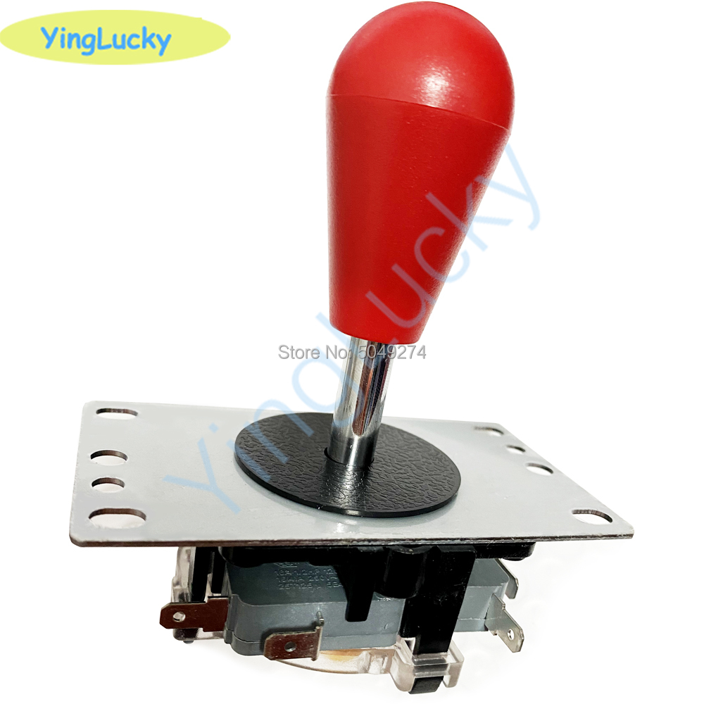 Copia de joystick Arcade, Joystick Sanwa, bola redonda clásica, bola ovalada, palo de lucha USB de 4/8 vías, controlador de juego para consola Pandora