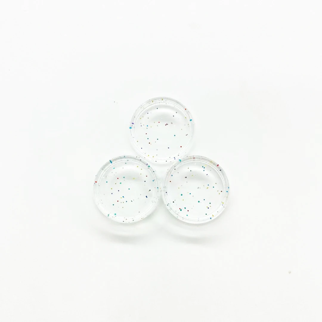 100 stücke 23mm Bindung Scheiben Transparente Bindung Disc Kunststoff Runde Scheiben Binder Zubehör Pilz Loch Notebook Bindung Ring