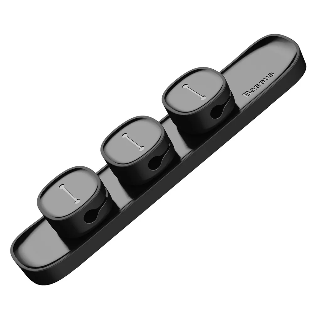 Baseus Từ Tấm Bảo Vệ Cáp Kẹp Máy Tính Để Bàn Ngăn Nắp Cáp Nhà Tổ Chức USB Sạc Cáp Giá Đỡ Quản Lý Cáp