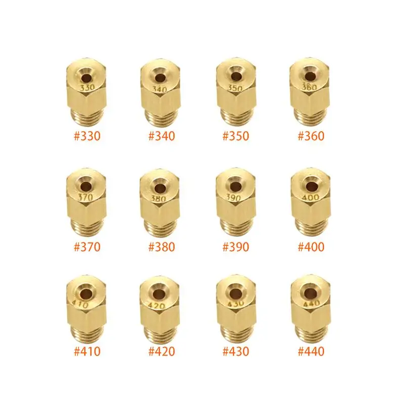 ZSDTRP 12 10 Chiếc M5 Chính Máy Bay Phản Lực Cho MIKUNI Của VM TM TMX Bộ Chế Hòa Khí Xe Máy Xe Tay Ga Kim Phun Vòi Phun Chính Phản Lực #90-440