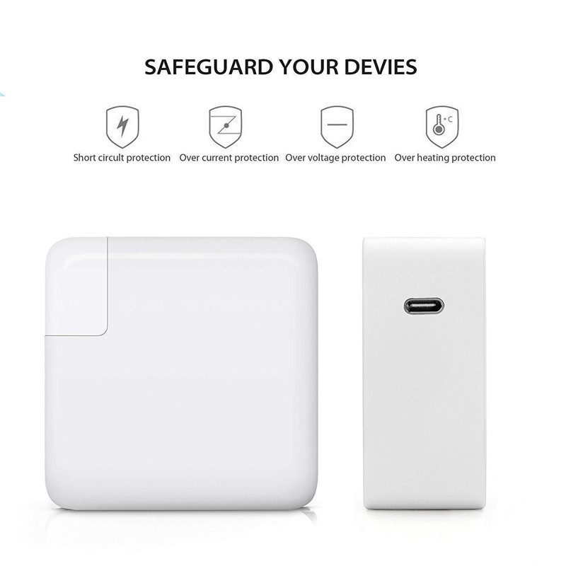 30W 60W 87W 96W USB C Charger Power Adapter สําหรับ MacBook Pro 16, 15, 13 นิ้ว, ใหม่ Air 13 นิ้ว 2020/2019/2018,ทํางานร่วมกับ Type C PD