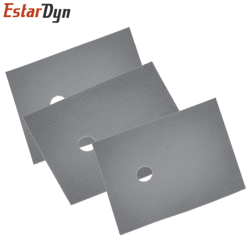 10 Chiếc Lớn TO-3P Đến-247 Tấm Silicon Miếng Lót Nồi Cách Nhiệt Silicon Lớp Phim Cách Nhiệt