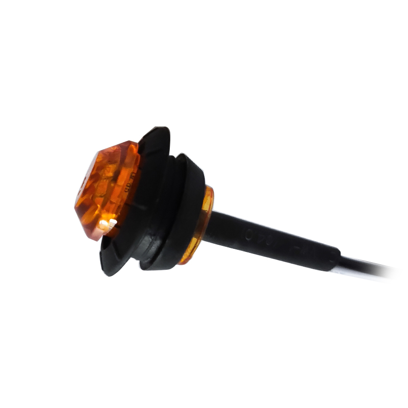 Luz LED de posición lateral DRL de 12V y 24V para automóviles, camiones, remolque, autobús, lámpara de freno trasero, lámpara de advertencia de coche, iluminación indicadora de señal de giro